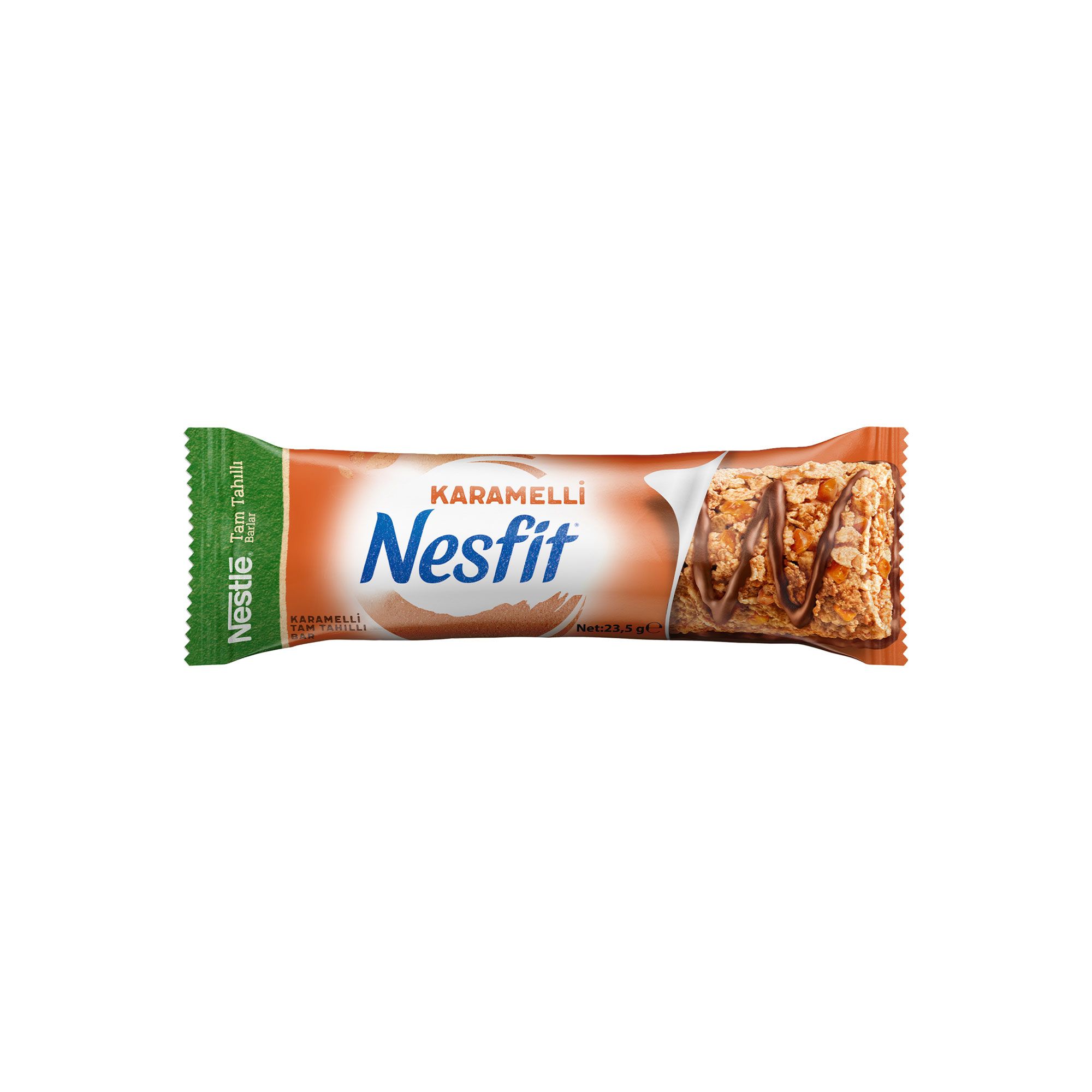 Nesfit Tam Tahıllı Karamelli Bar