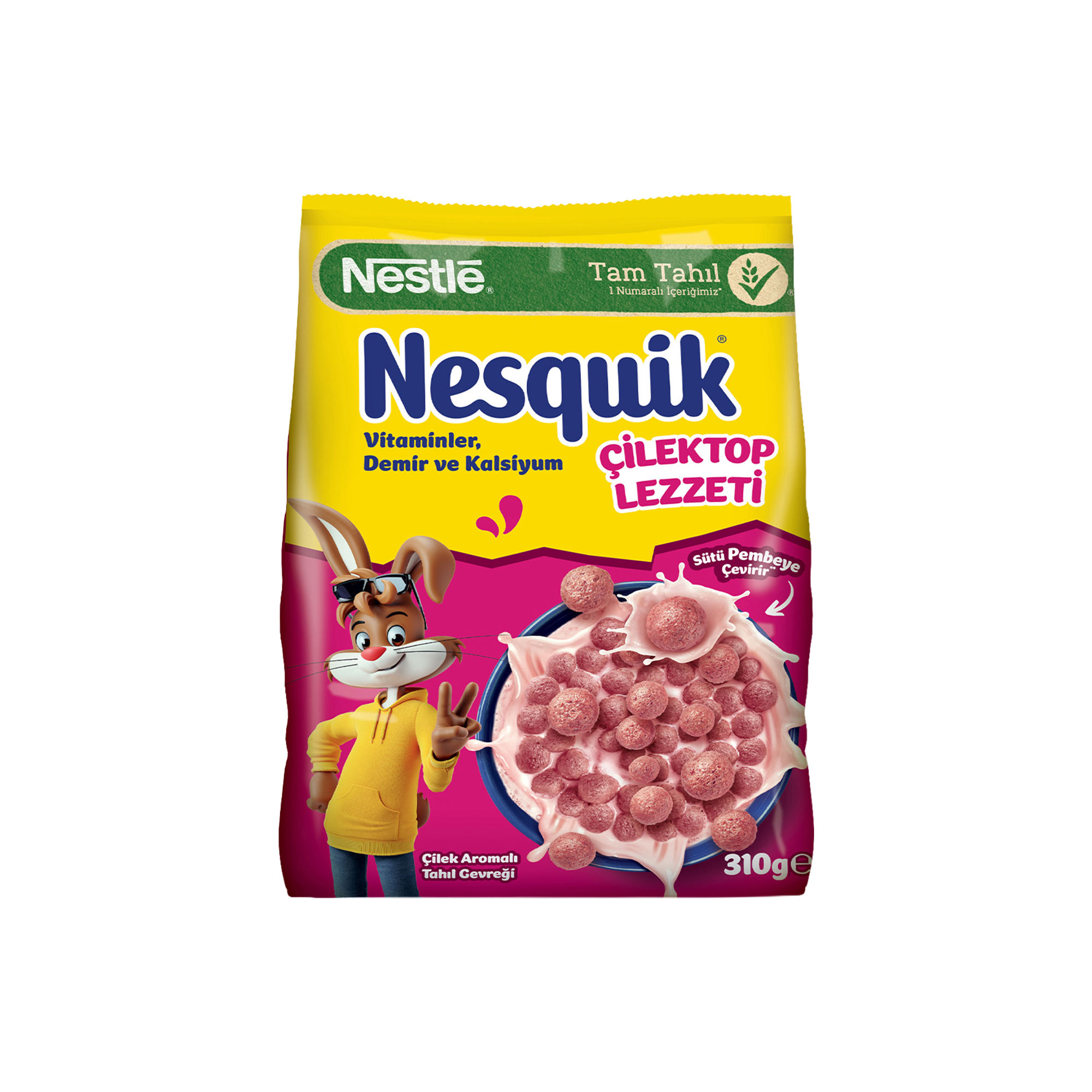 Nesquik Çilektop Çilek Aromalı Tahıl Gevreği