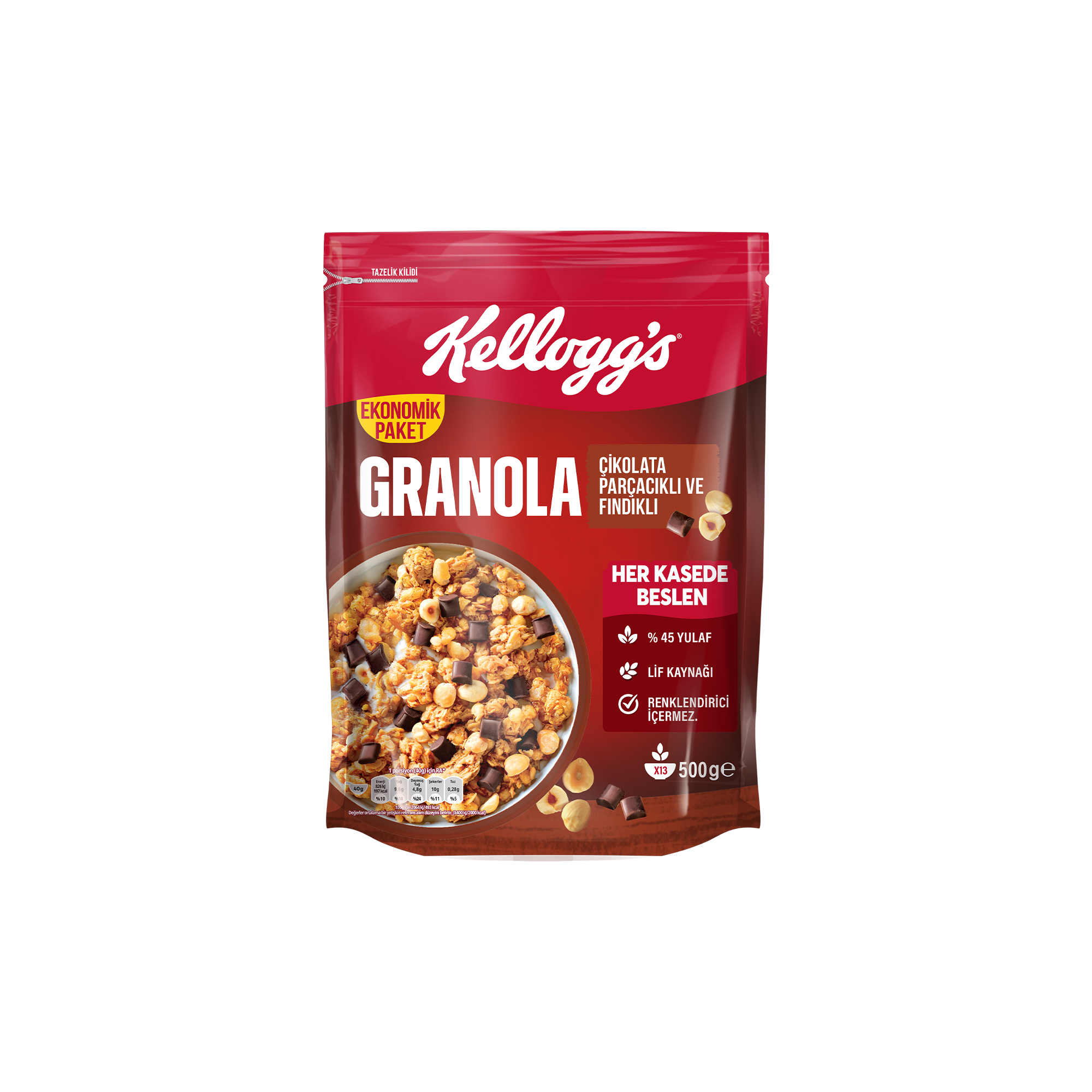 Kellogg's Granola Çikolata ve Fındıklı