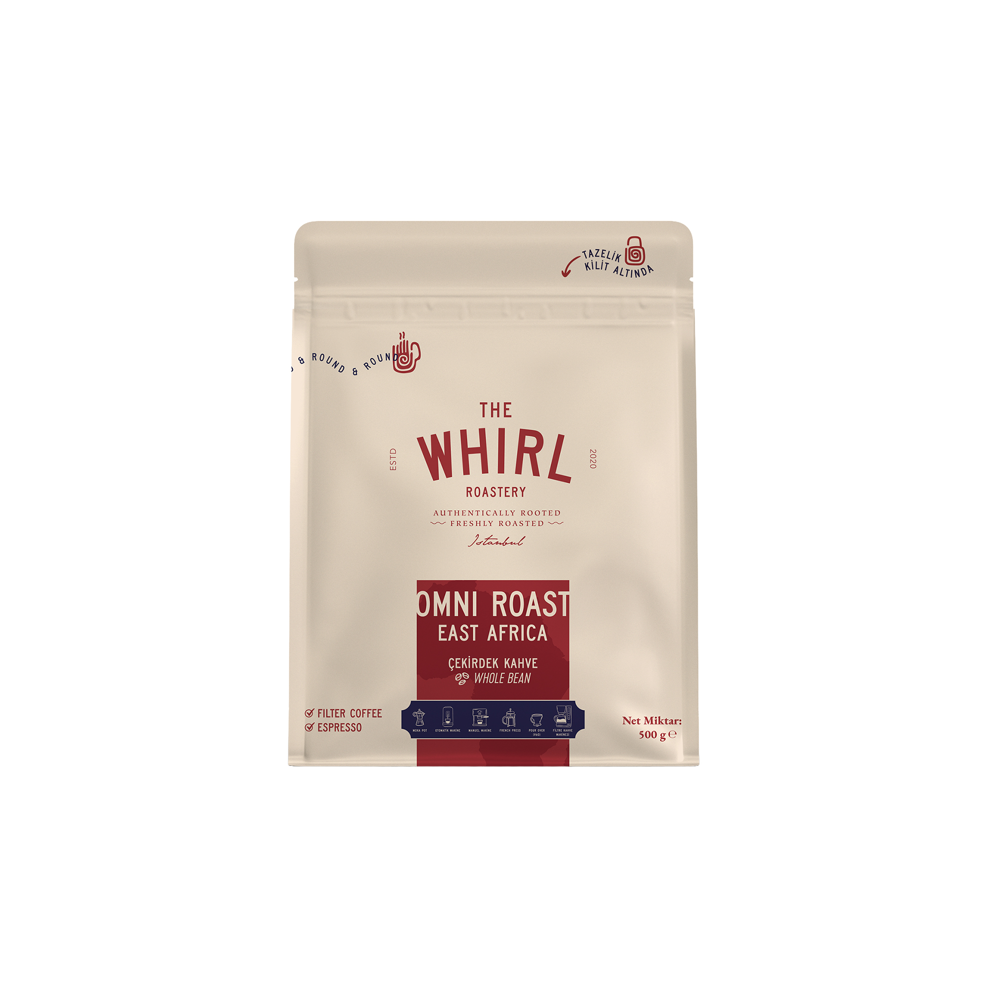 The Whirl Omni Roast East Africa Çekirdek Kahve