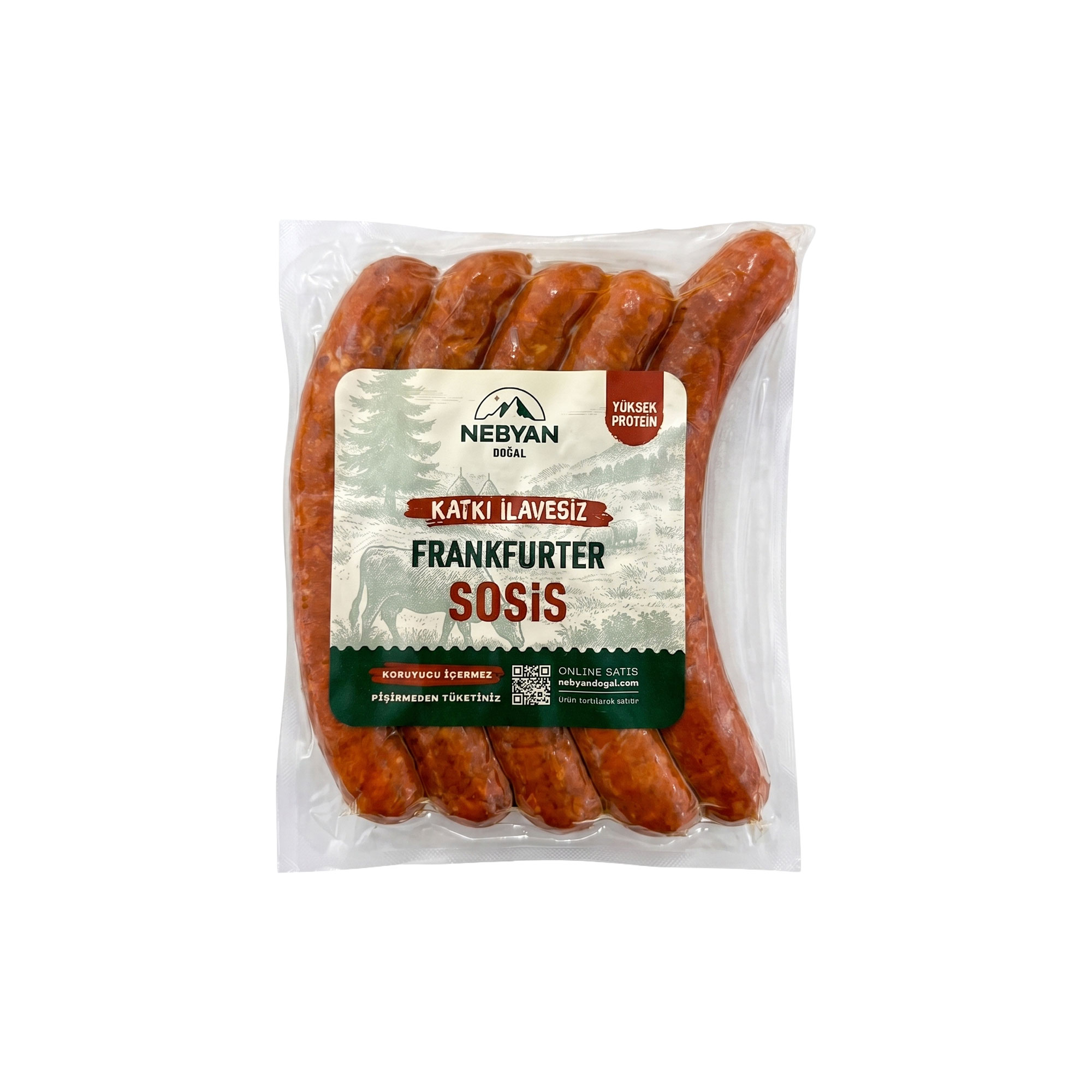 Nebyan Doğal Katkısız Frankfurter Sosis