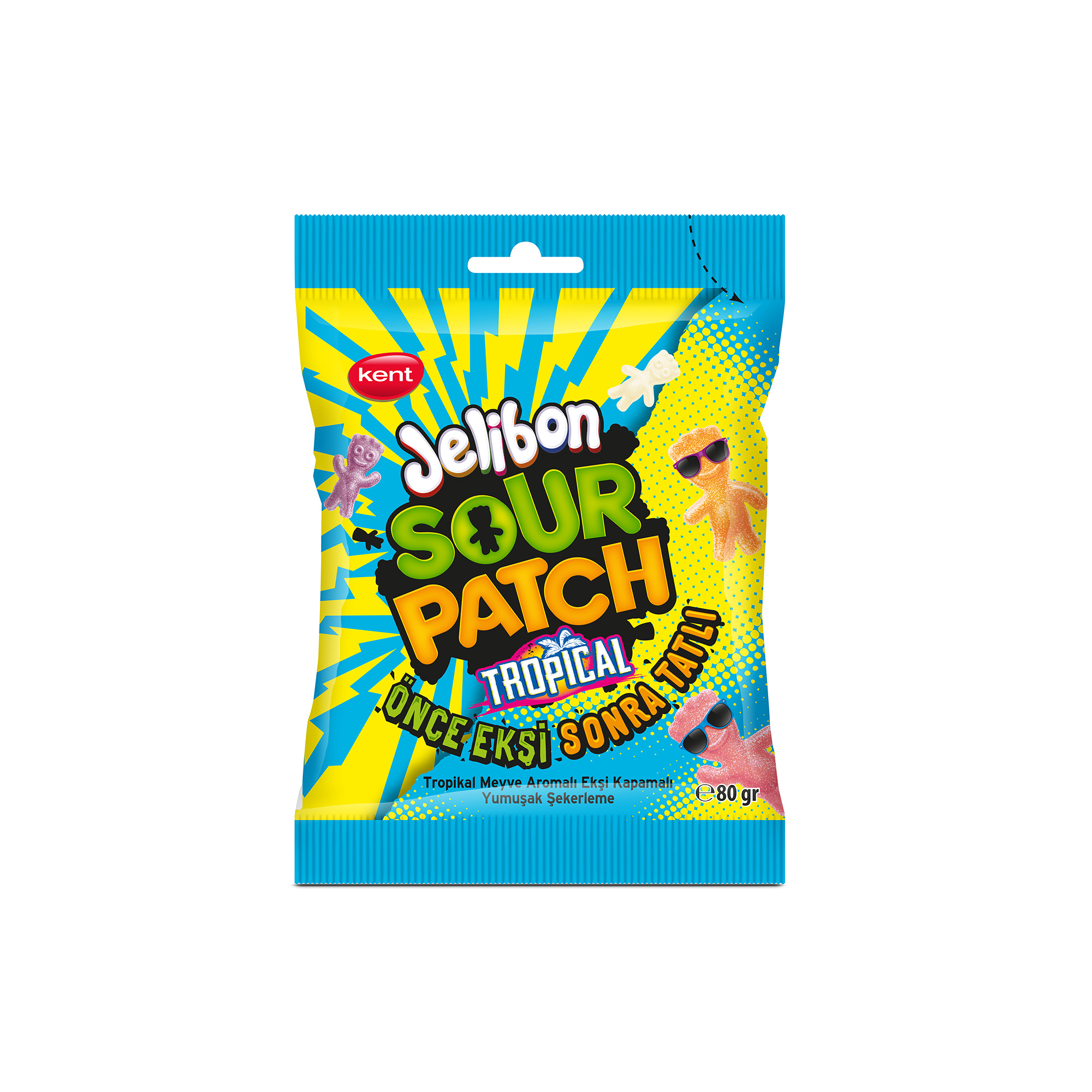 Jelibon Sour Patch Kids Tropikal
