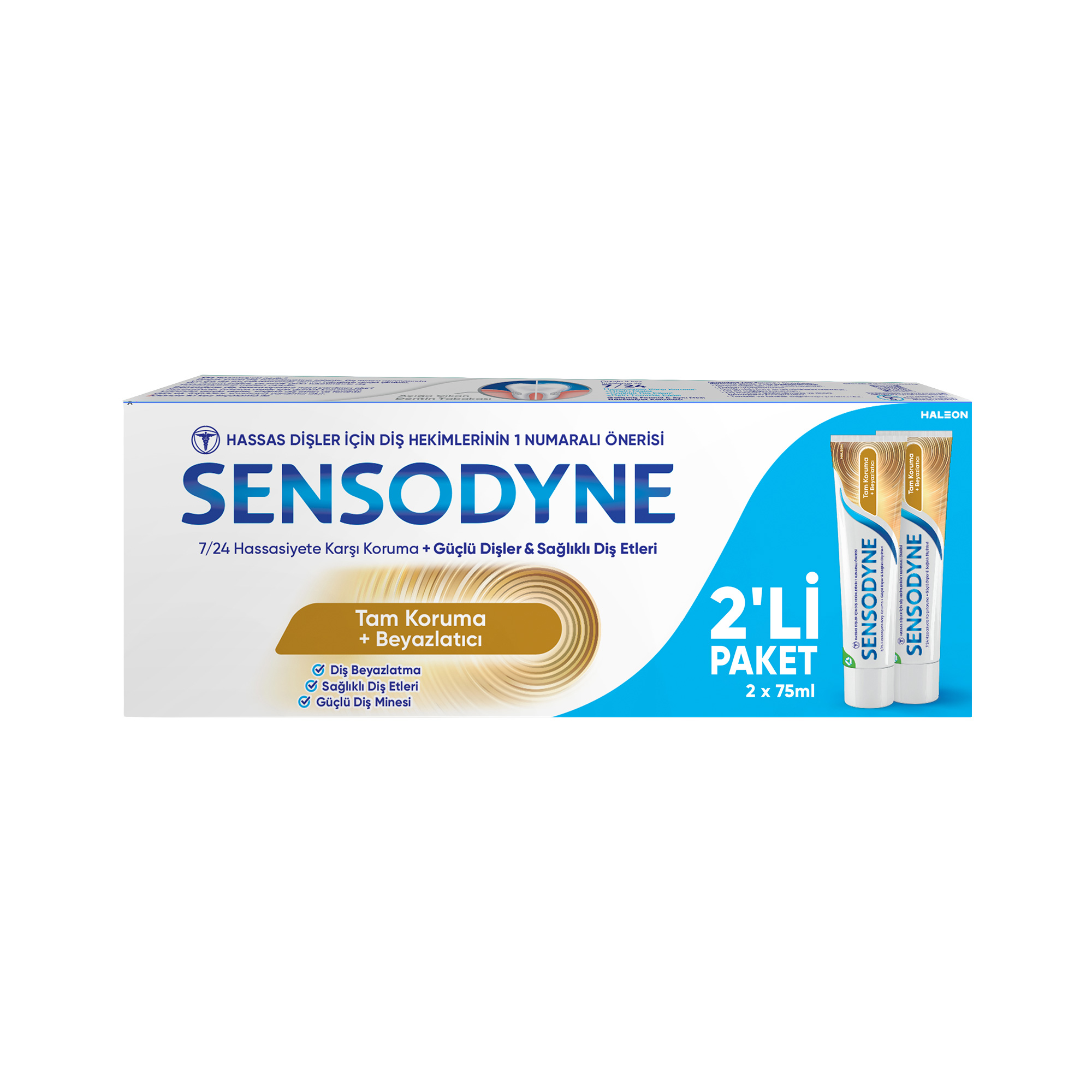 Sensodyne Tam Koruma Beyazlatıcı Diş Macunu