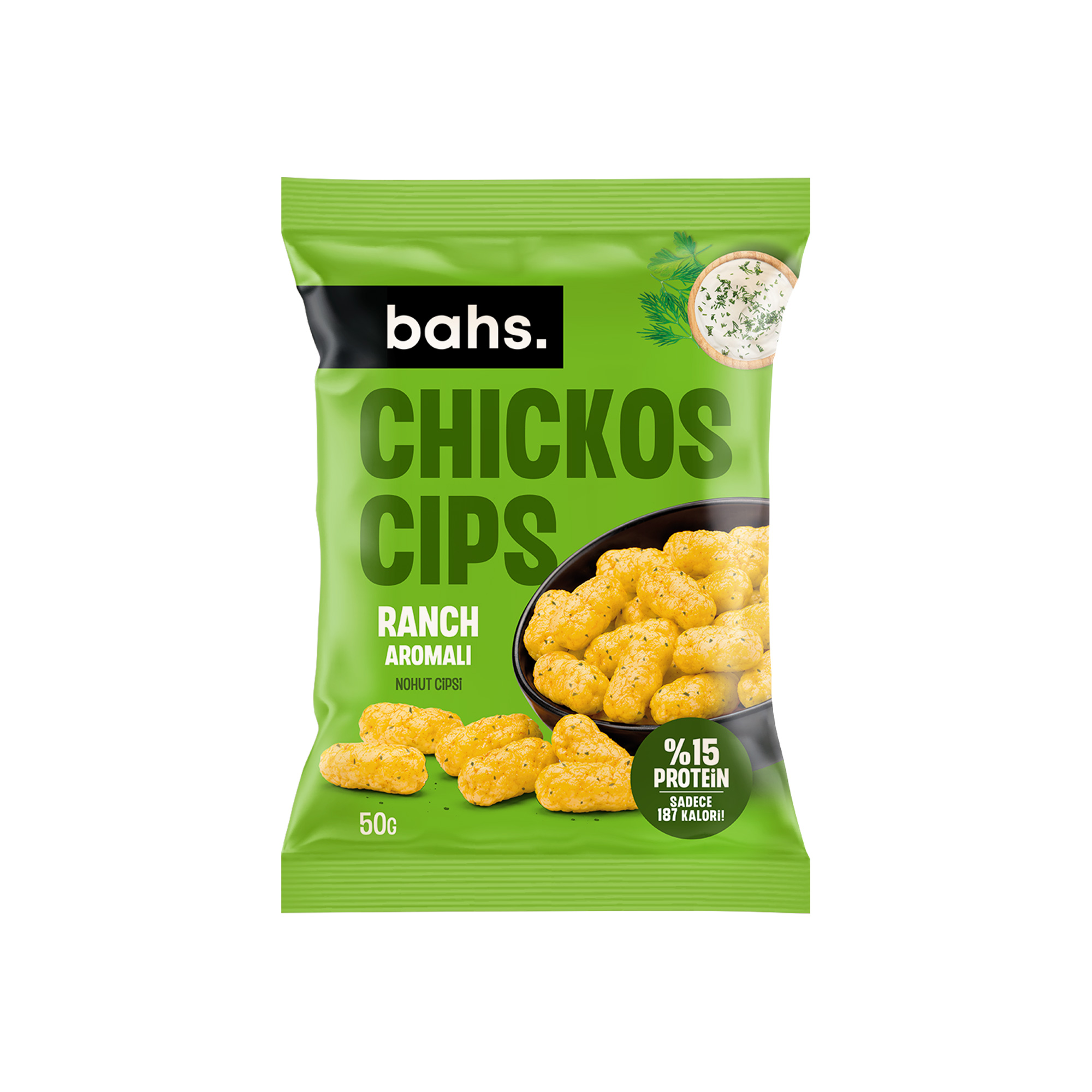 Bahs. Chickos Ranch Aromalı Nohut Cipsi