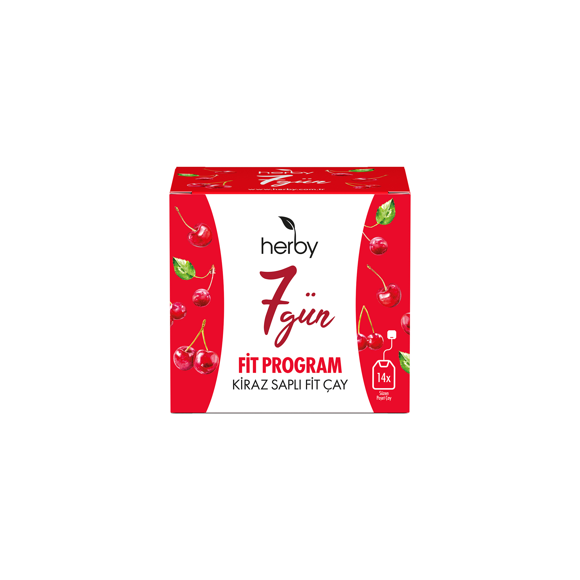 Herby 7 Gün Kiraz Saplı Fit Çay