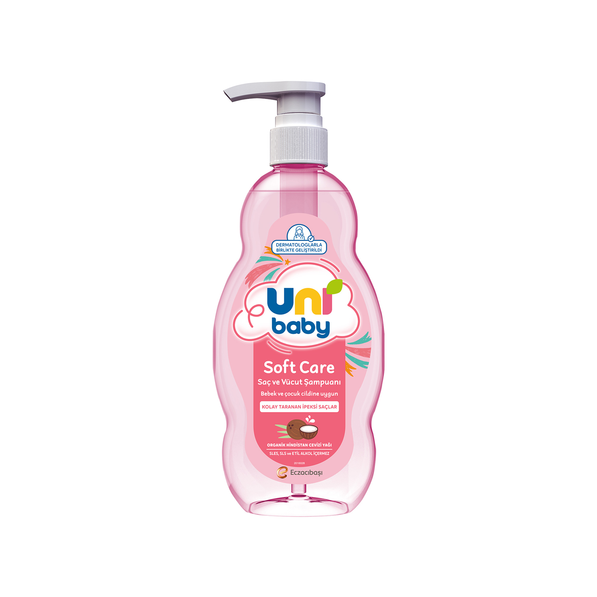 Uni Baby Soft Care Hindistan Cevizli Şampuan