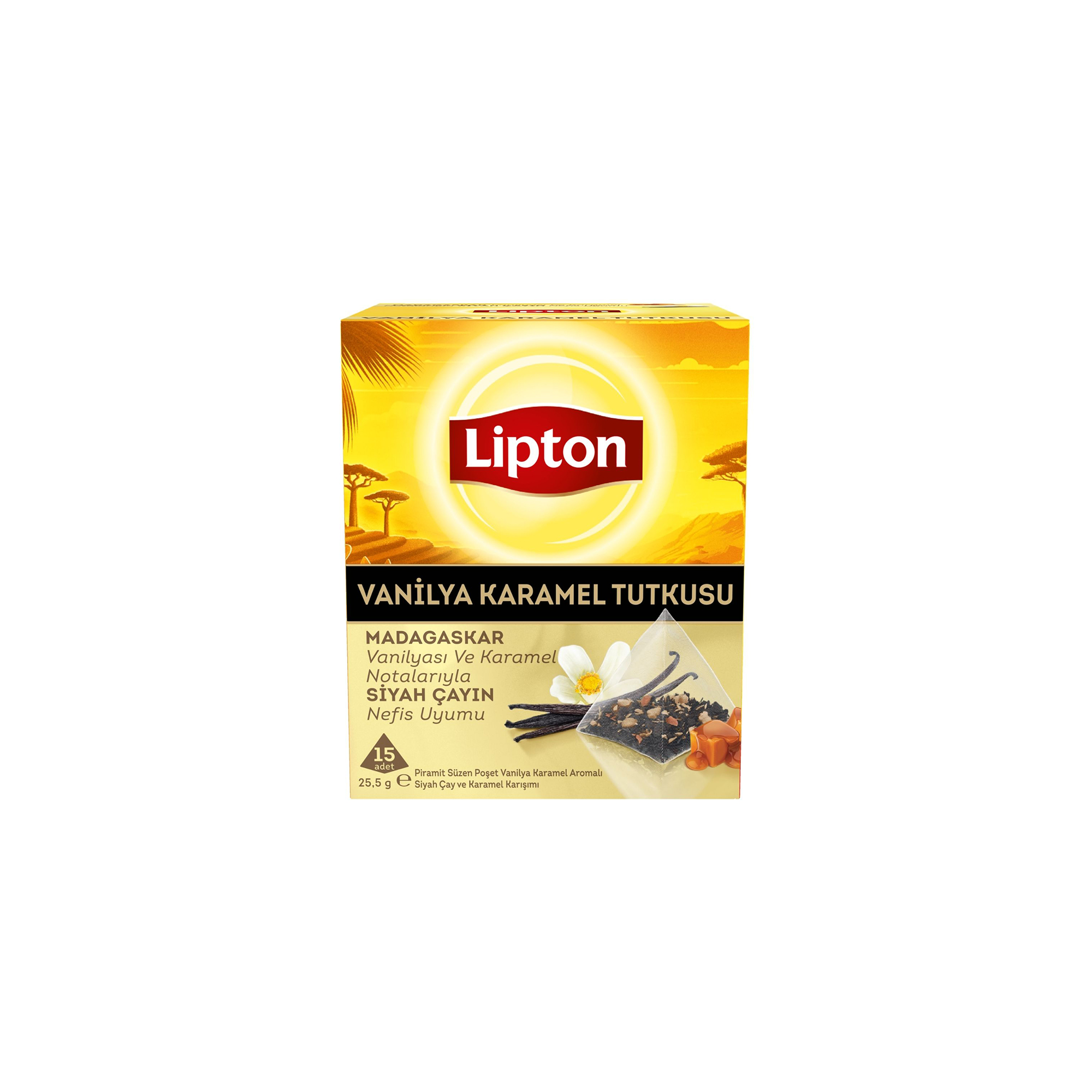 Lipton Vanilya Karamelli Bardak Poşet Çay 15'li