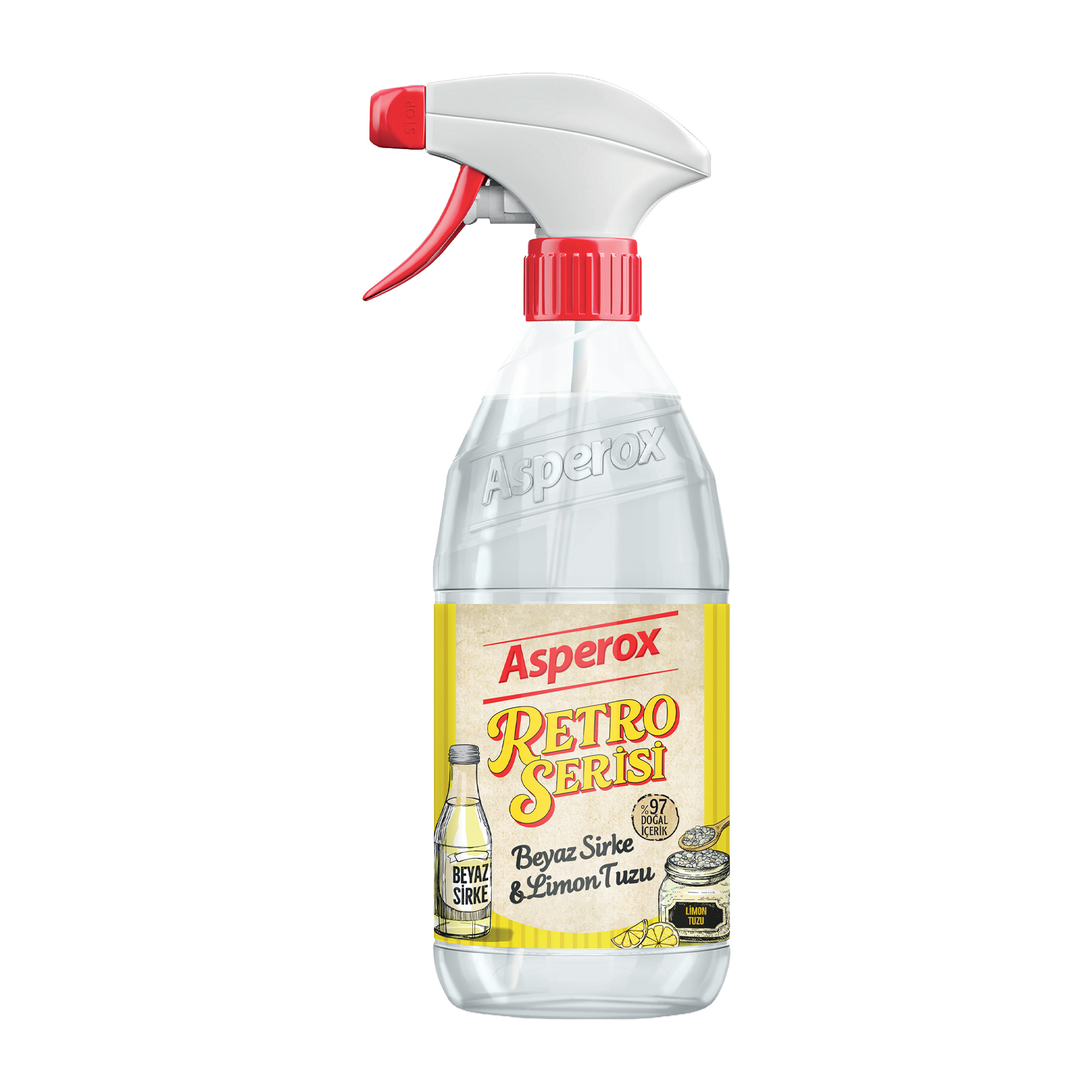 Asperox Retro Limon Tuzu & Sirke