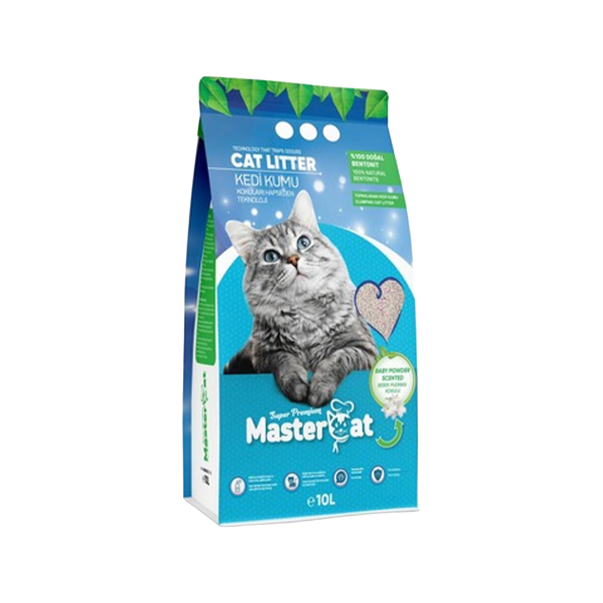 Mastercat Baby Powder Cat Litter Hypoallergenic