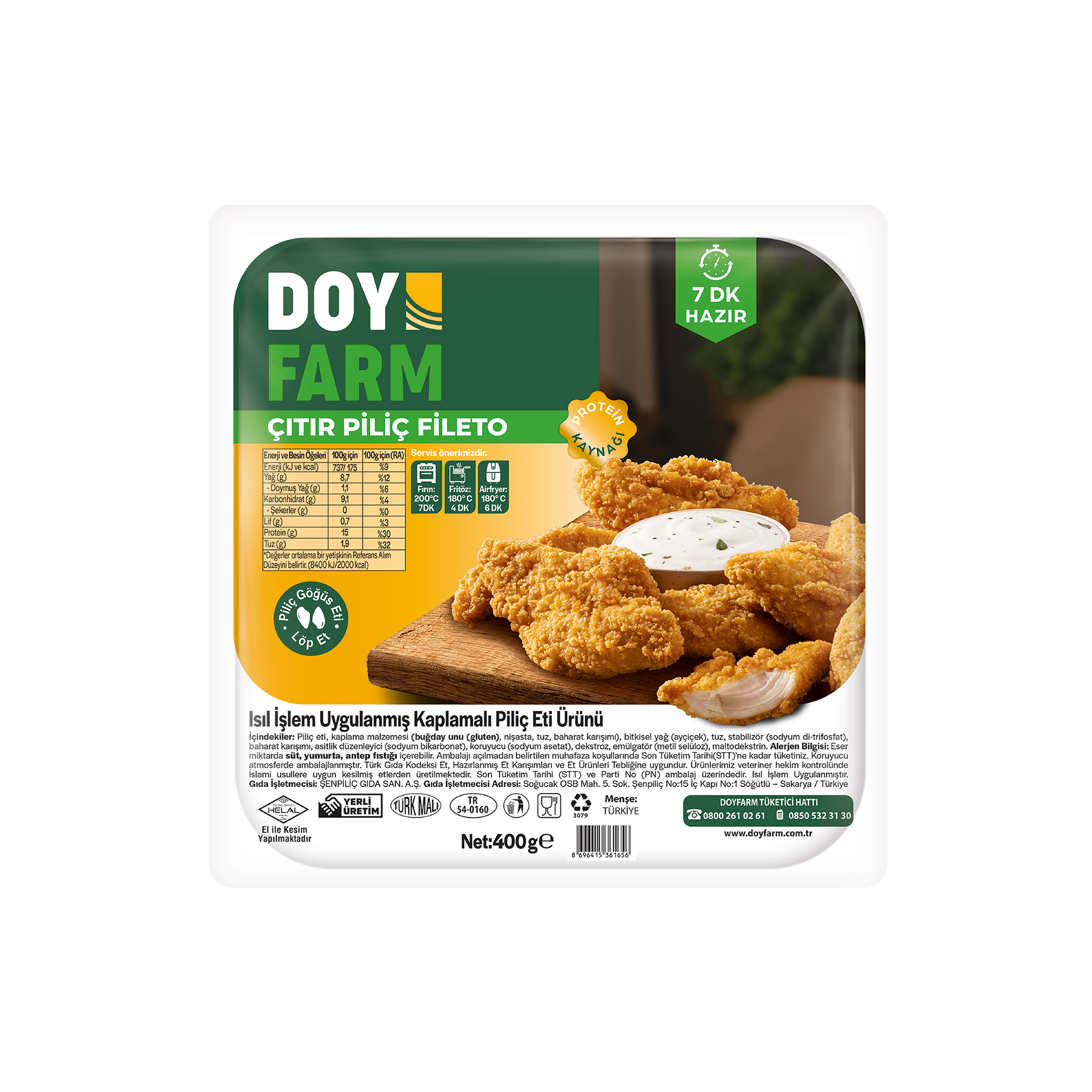 Doyfarm Çıtır Piliç Fileto