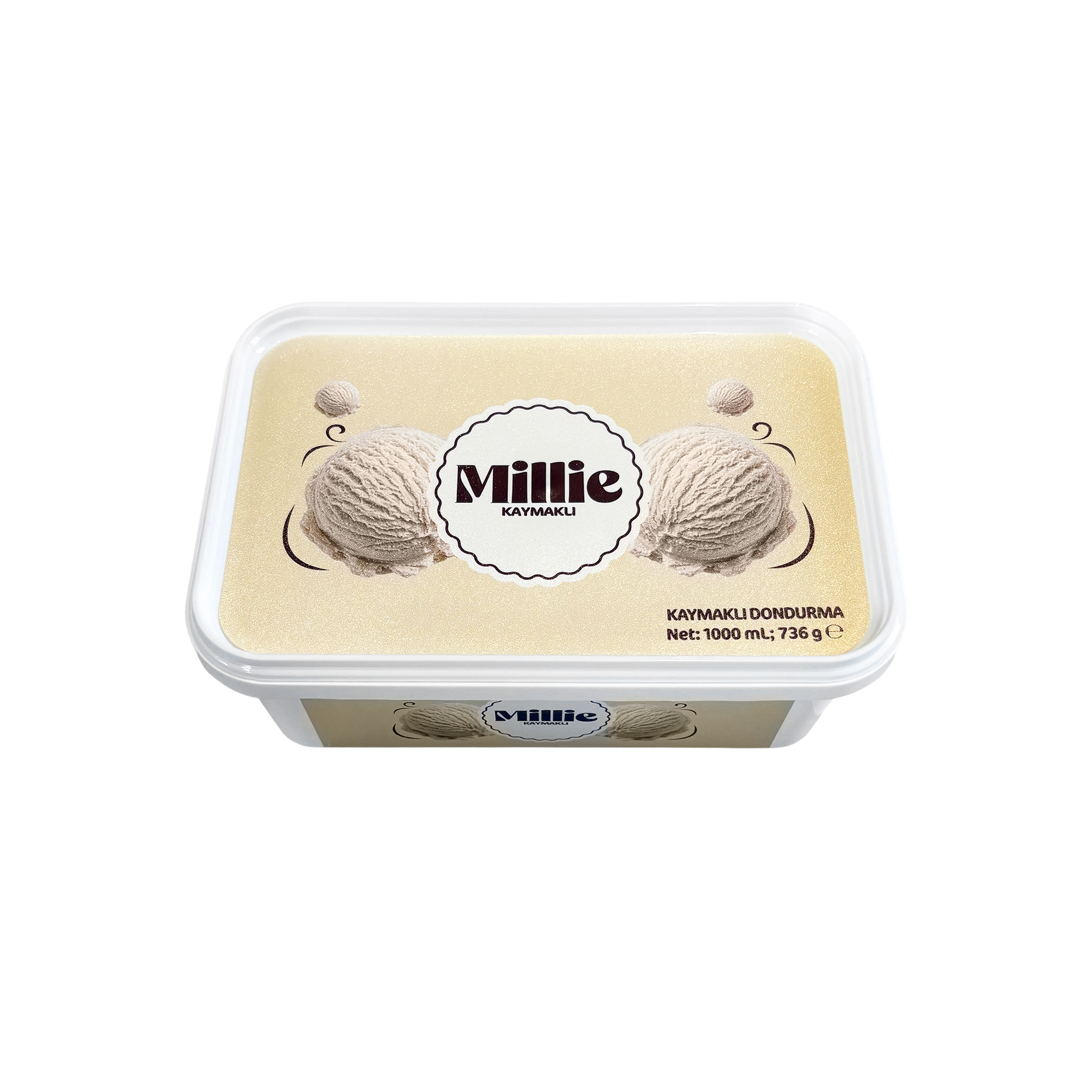 Millie Kaymaklı Kutu Dondurma