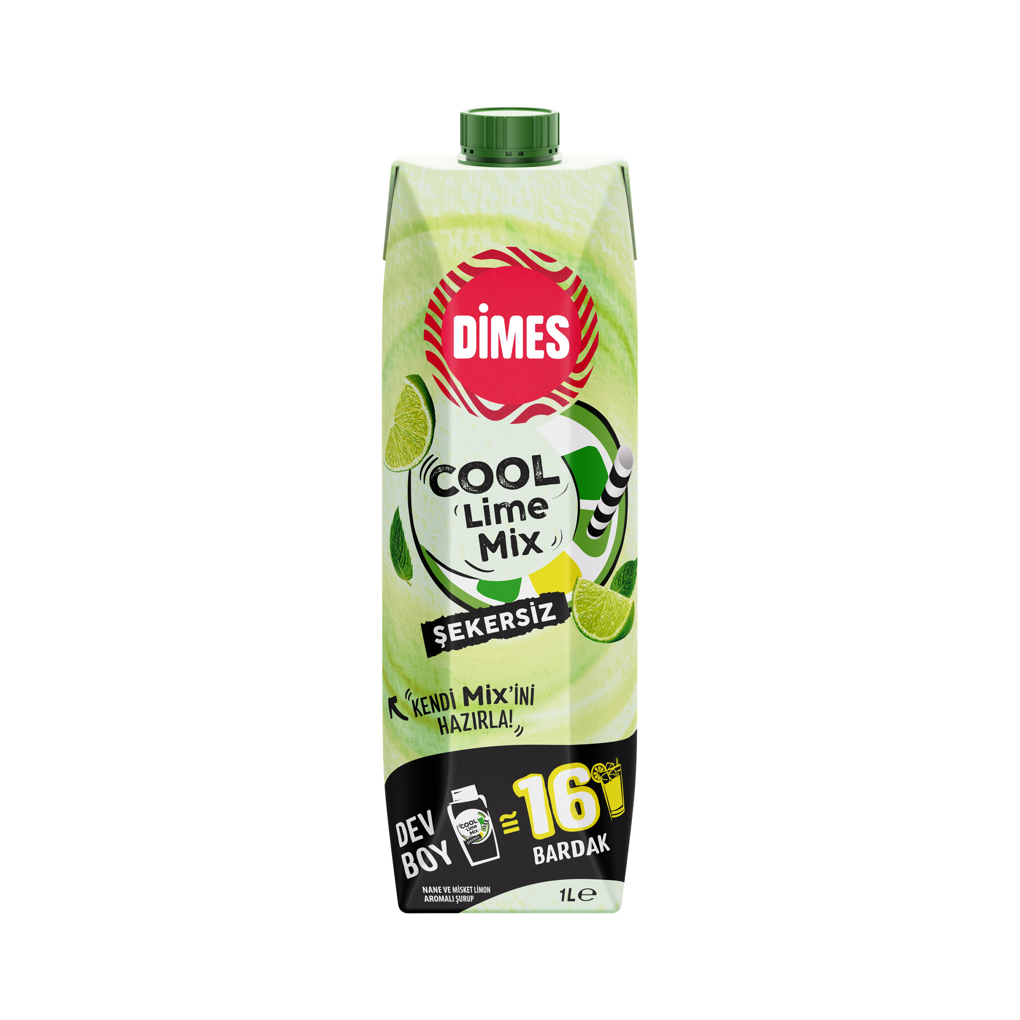 Dimes Cool Lime Mix Şekersiz
