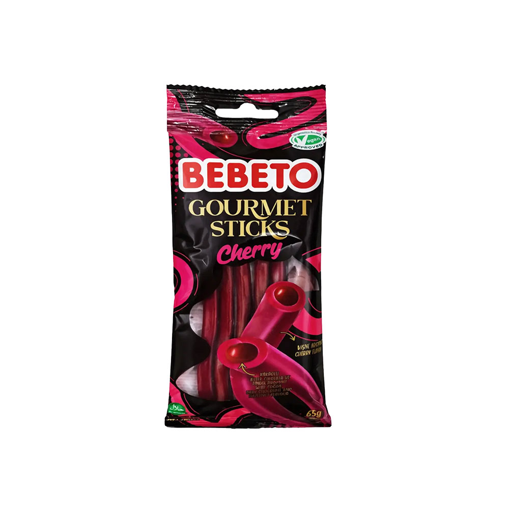 Bebeto Gourmet Sticks Cherry 65G