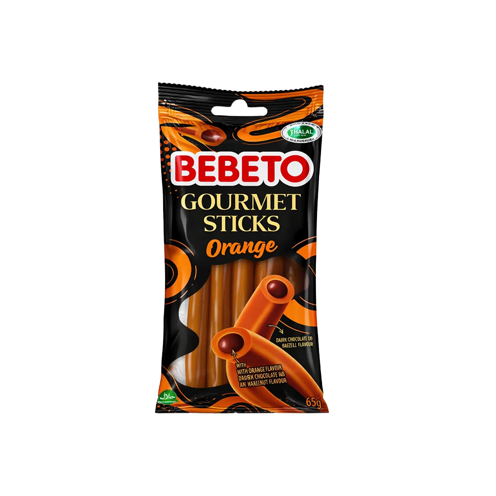 Bebeto Gourmet Sticks Orange 65G