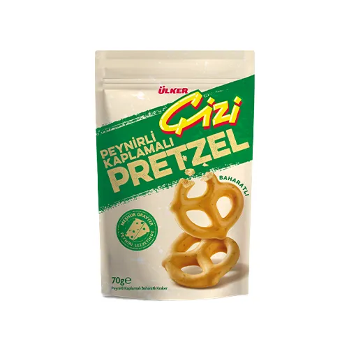 Çizi Peynirli Baharatlı Kaplama Pretzel