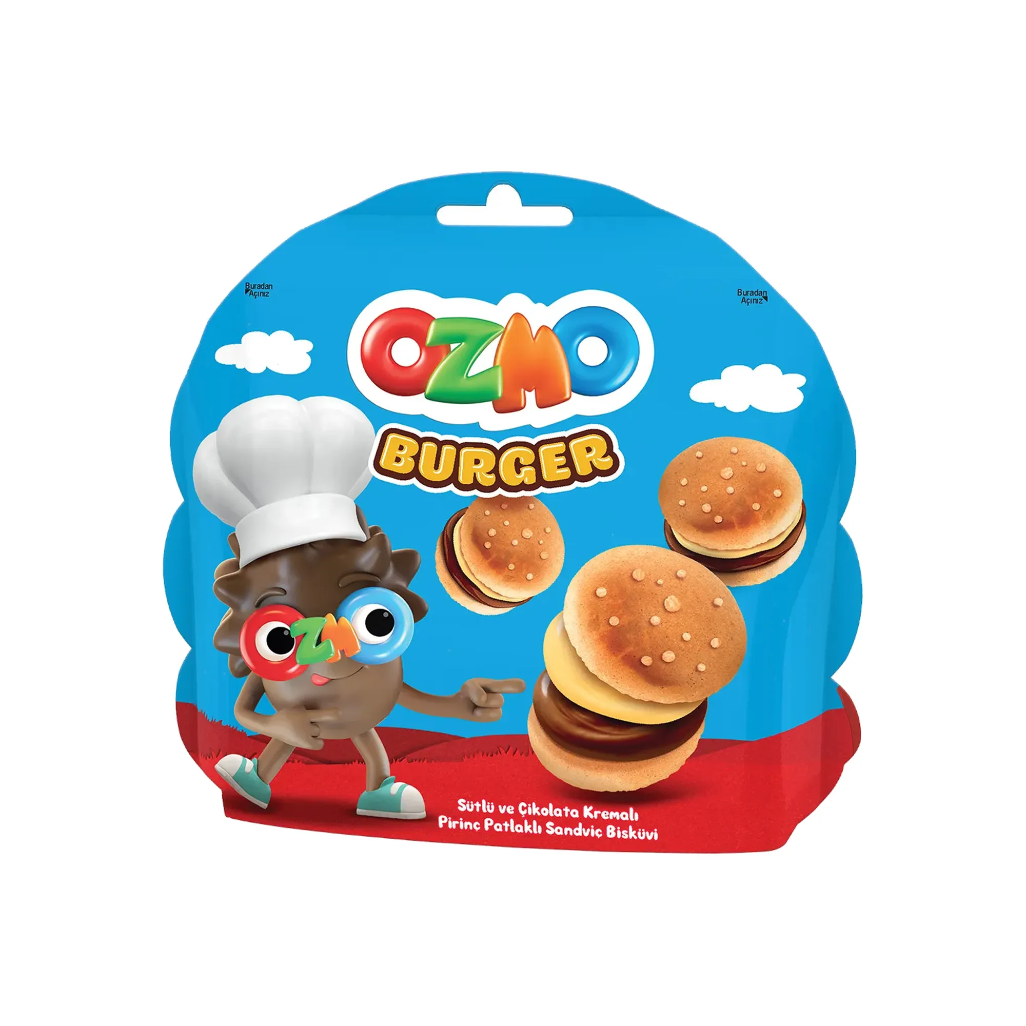 Ozmo Burger Sandviç Bisküvi