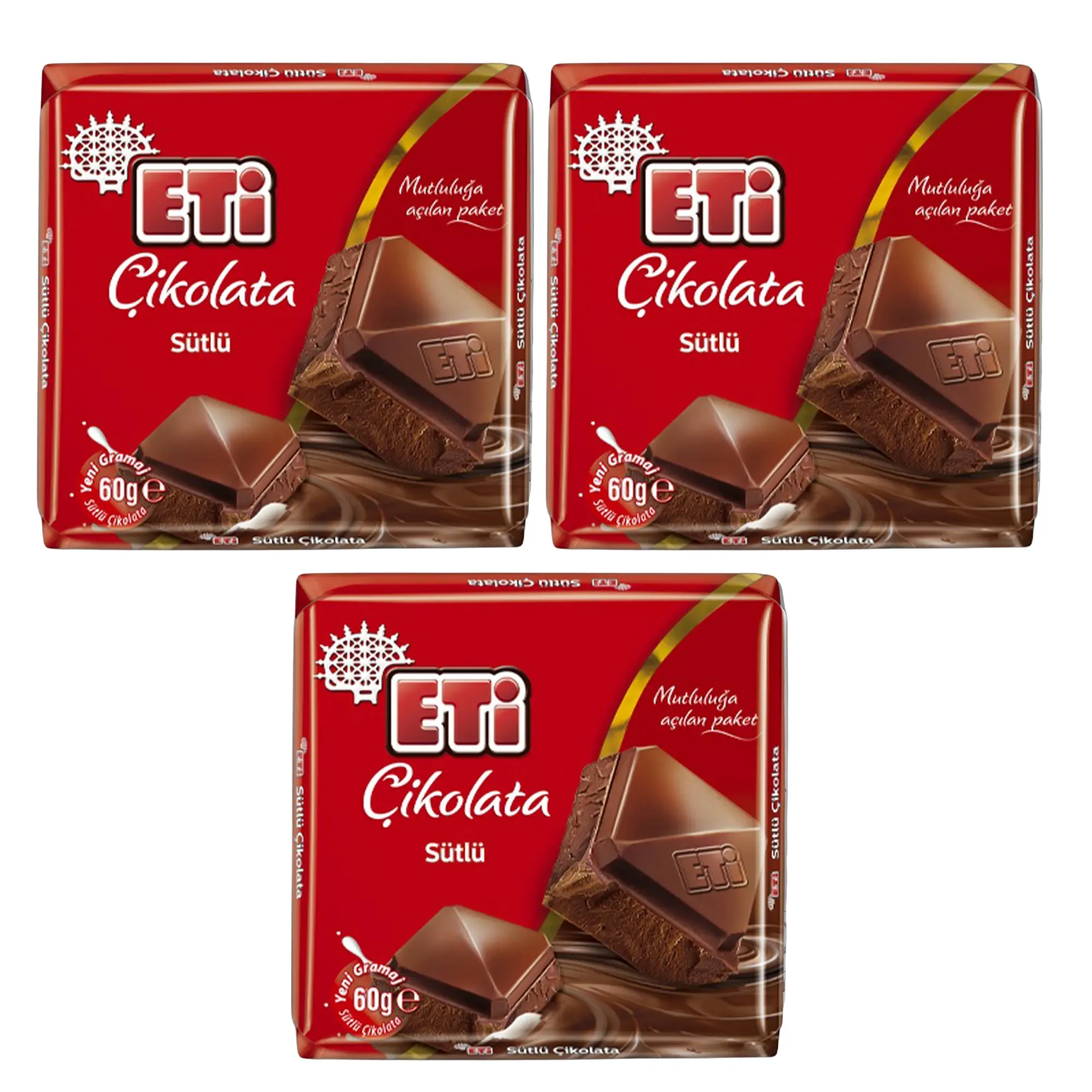 Eti Sütlü Kare Çikolata
