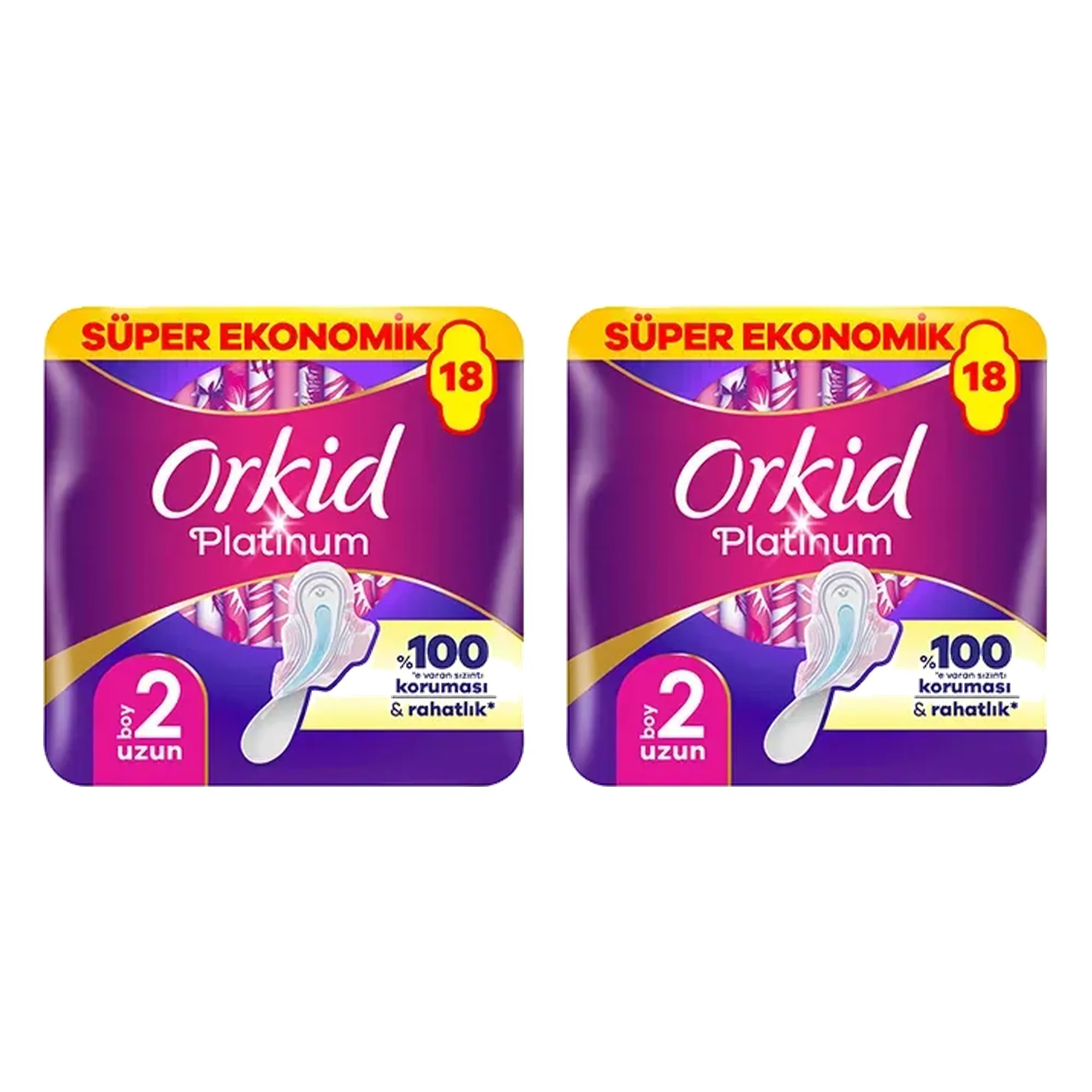 Orkid Platinum Hijyenik Ped Uzun