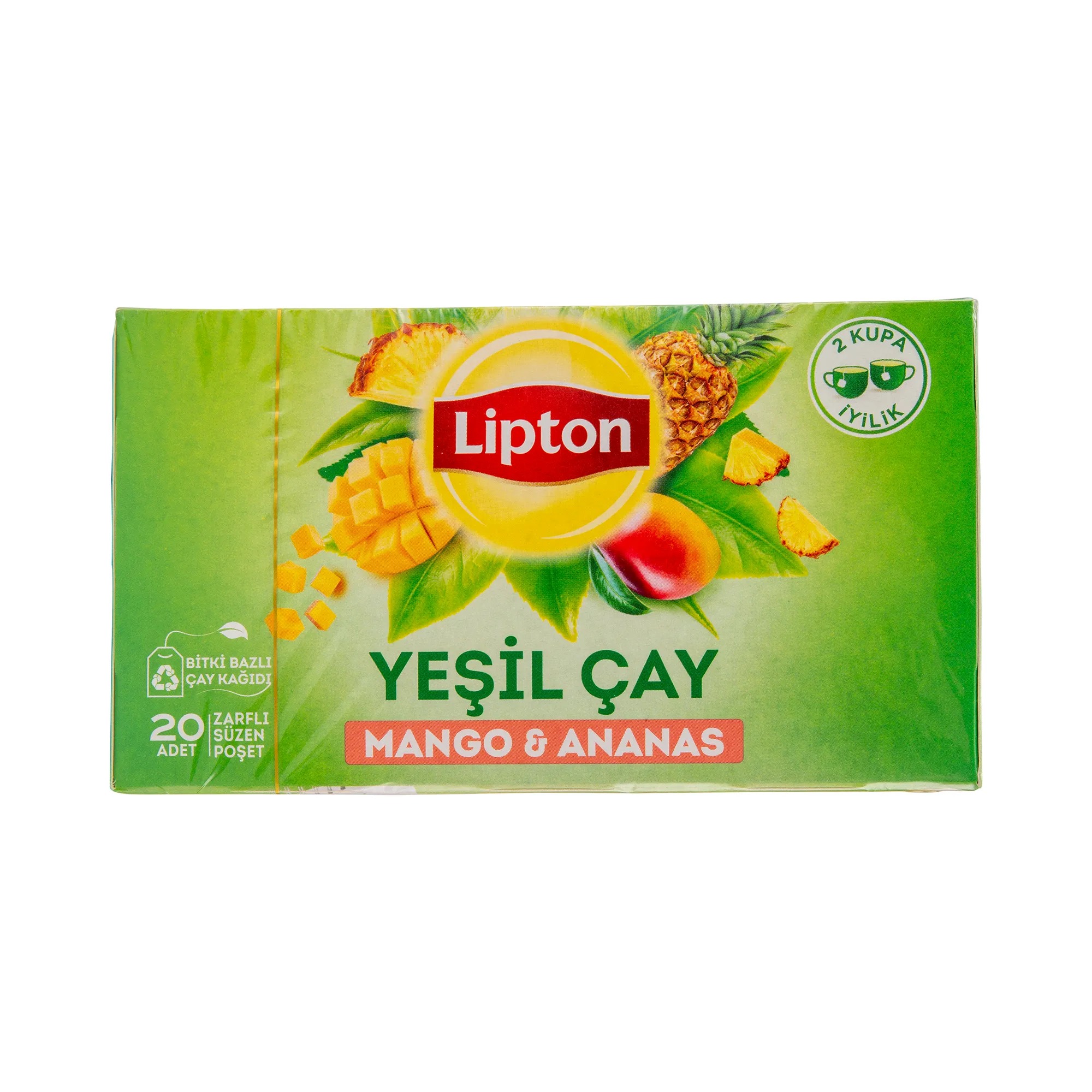 Lipton Mango & Ananaslı (Tropikal) Yeşil Çay