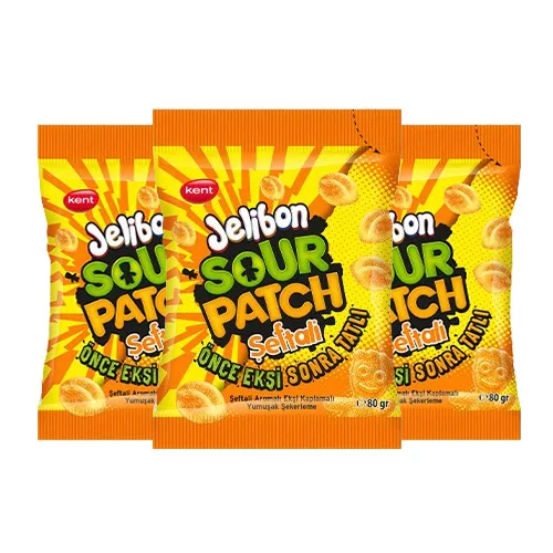 Jelibon Sour Patch Kids Şeftali