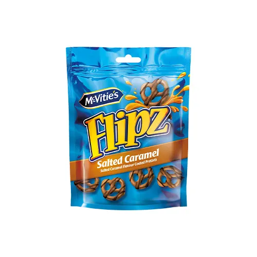 Mcvitie's Flipz Salted Caramel Flavour Pretzels