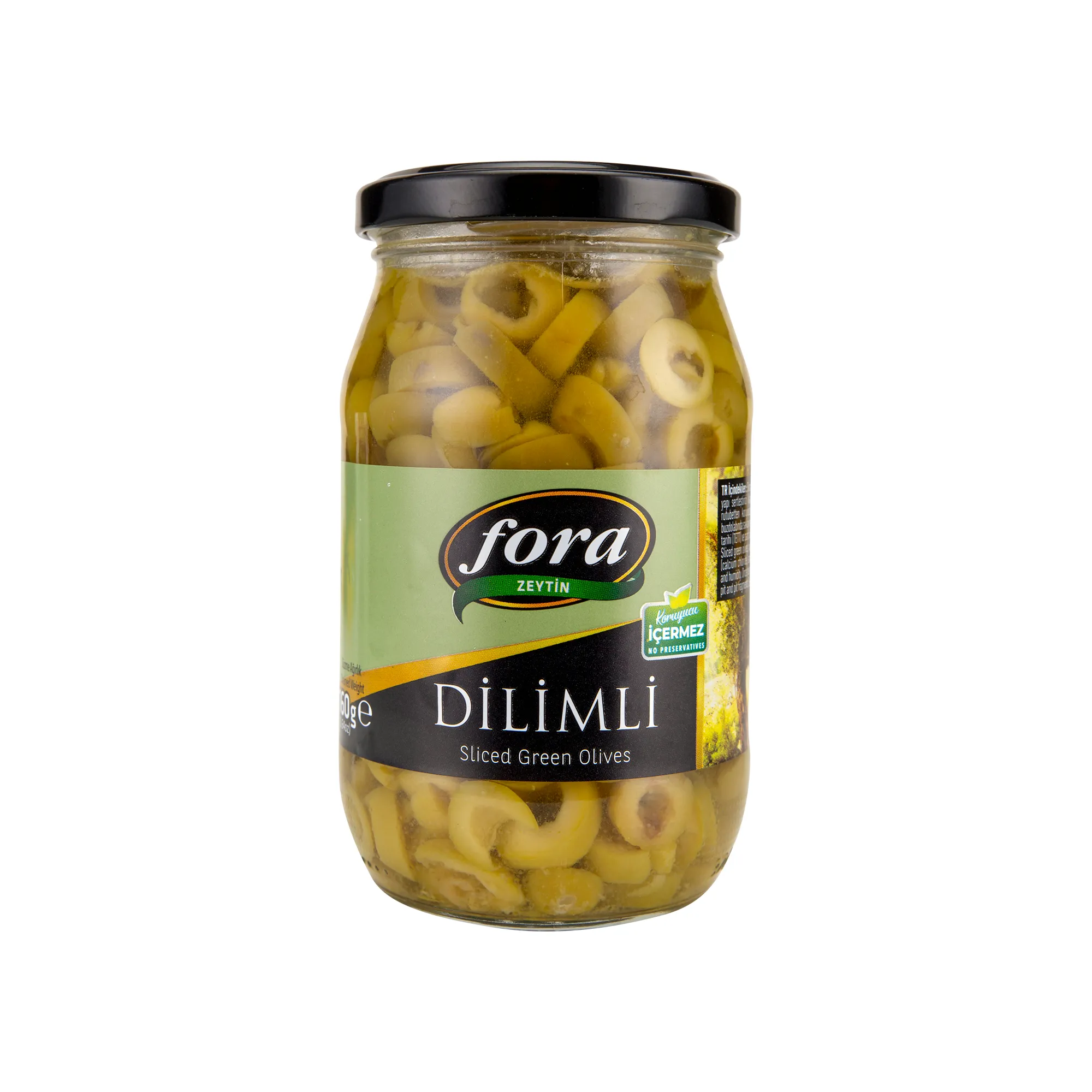 Fora Dilimli Yeşil Zeytin