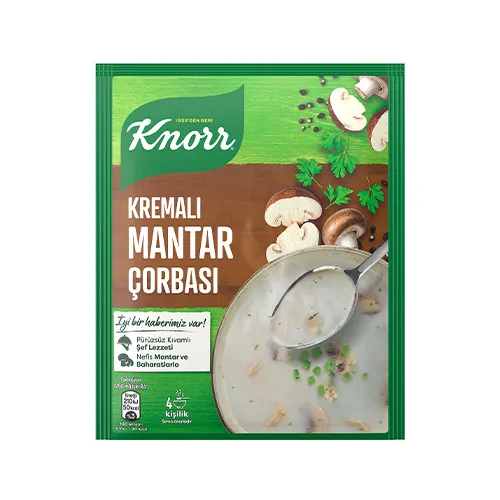 Knorr Kremalı Mantar Çorbası