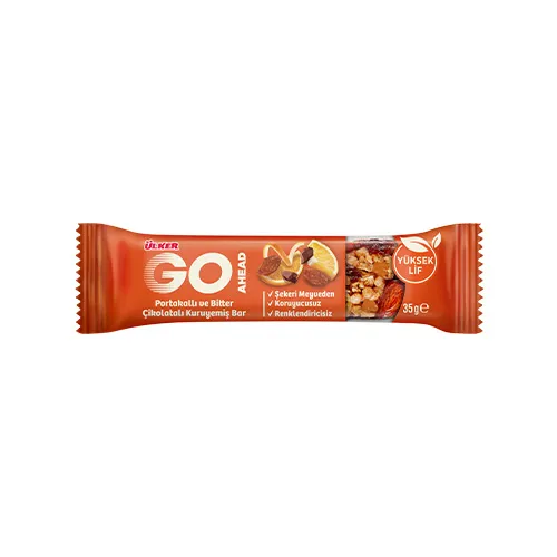 Ülker Go Ahead Portakal Üzümlü Kuruyemiş Bar
