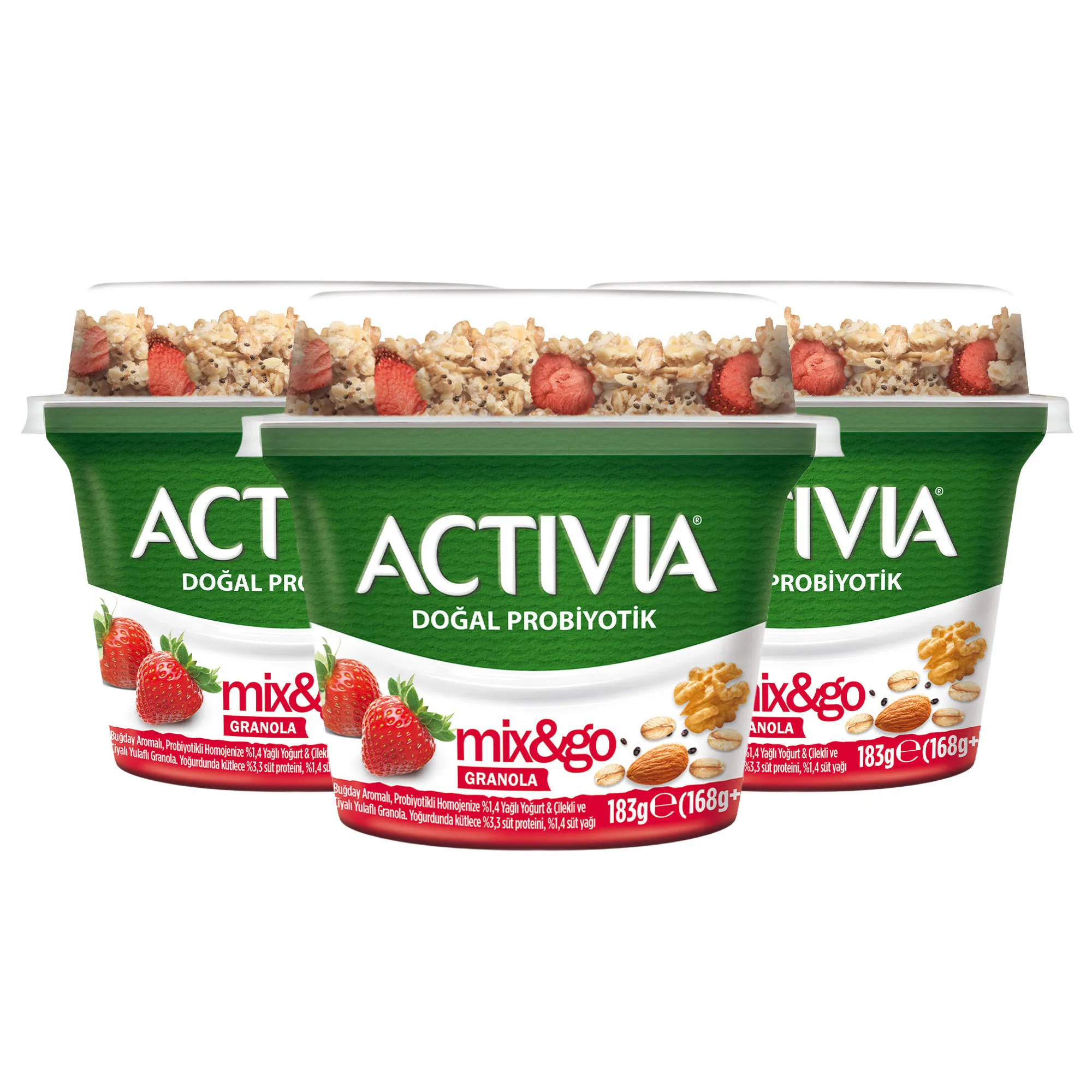 Activia Mix & Go Çilek Chia