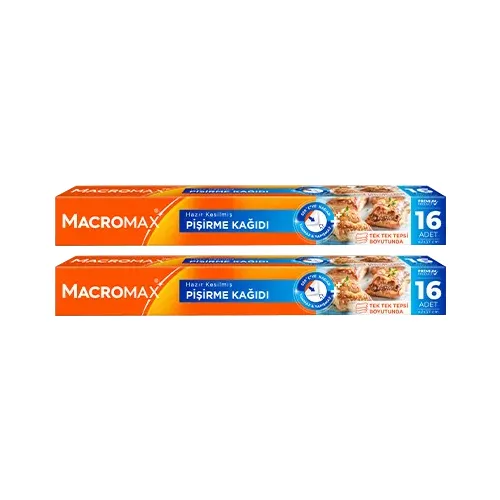 Macromax Hazır Kesilmiş Pişirme Kağıdı