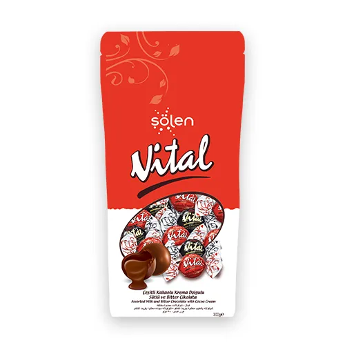 Şölen Vital Çeşitli Kakaolu Krema Dolgulu Sütlü ve Bitter Çikolata