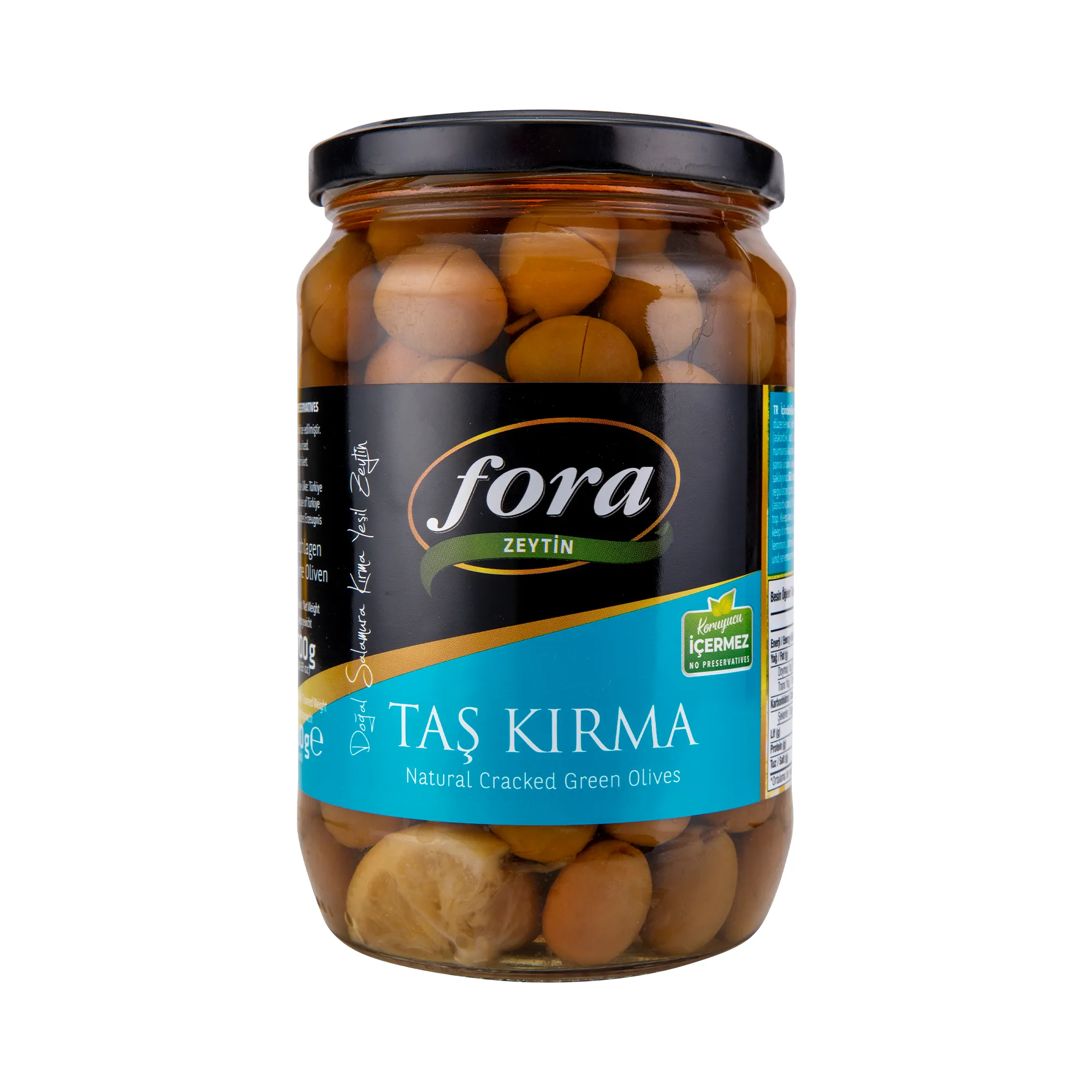 Fora Taş Kırma Doğal Yeşil Zeytin (351-380)