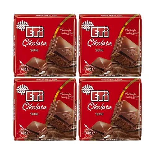 Eti Sütlü Kare Çikolata