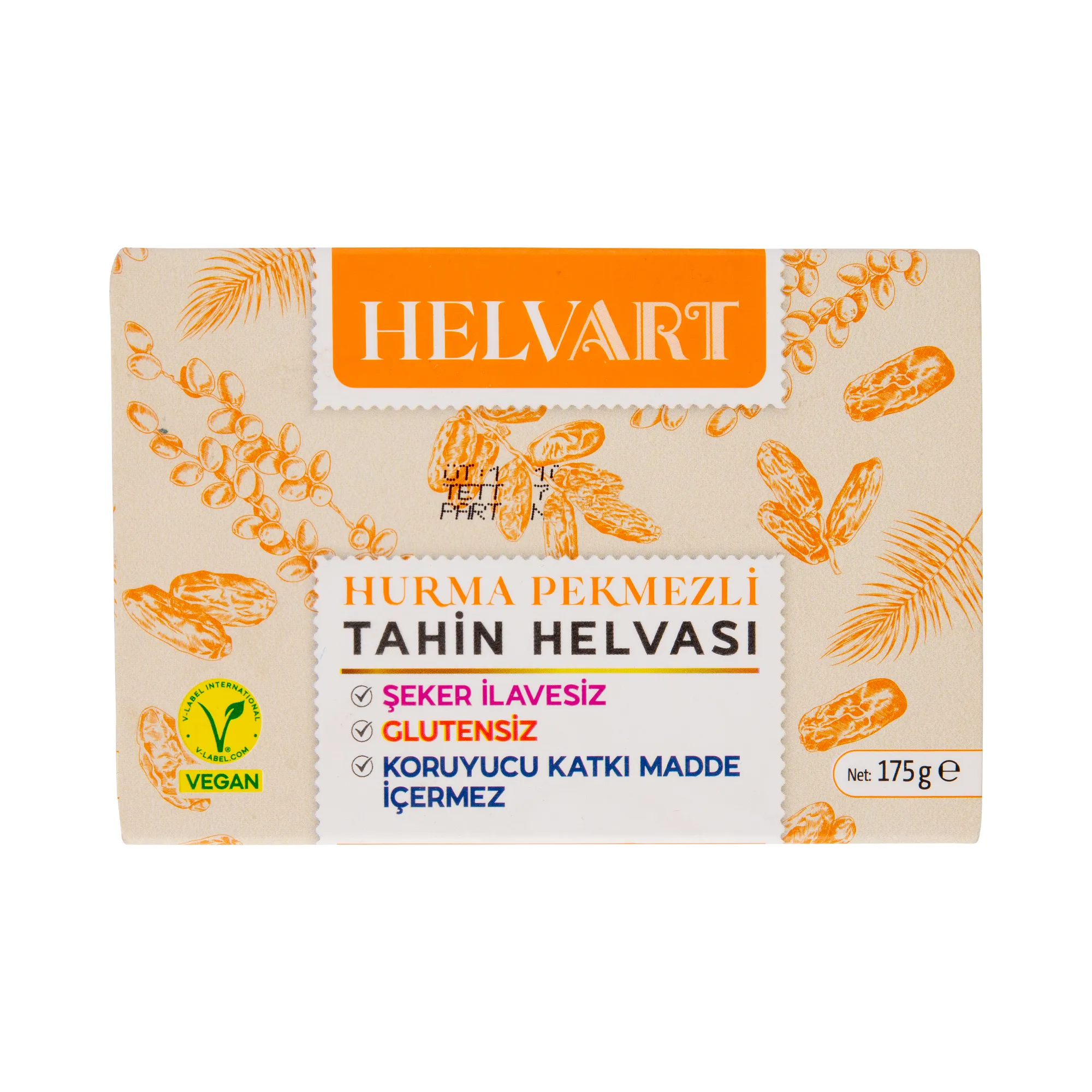 Helvart Hurma Pekmezli Tahin Helvası