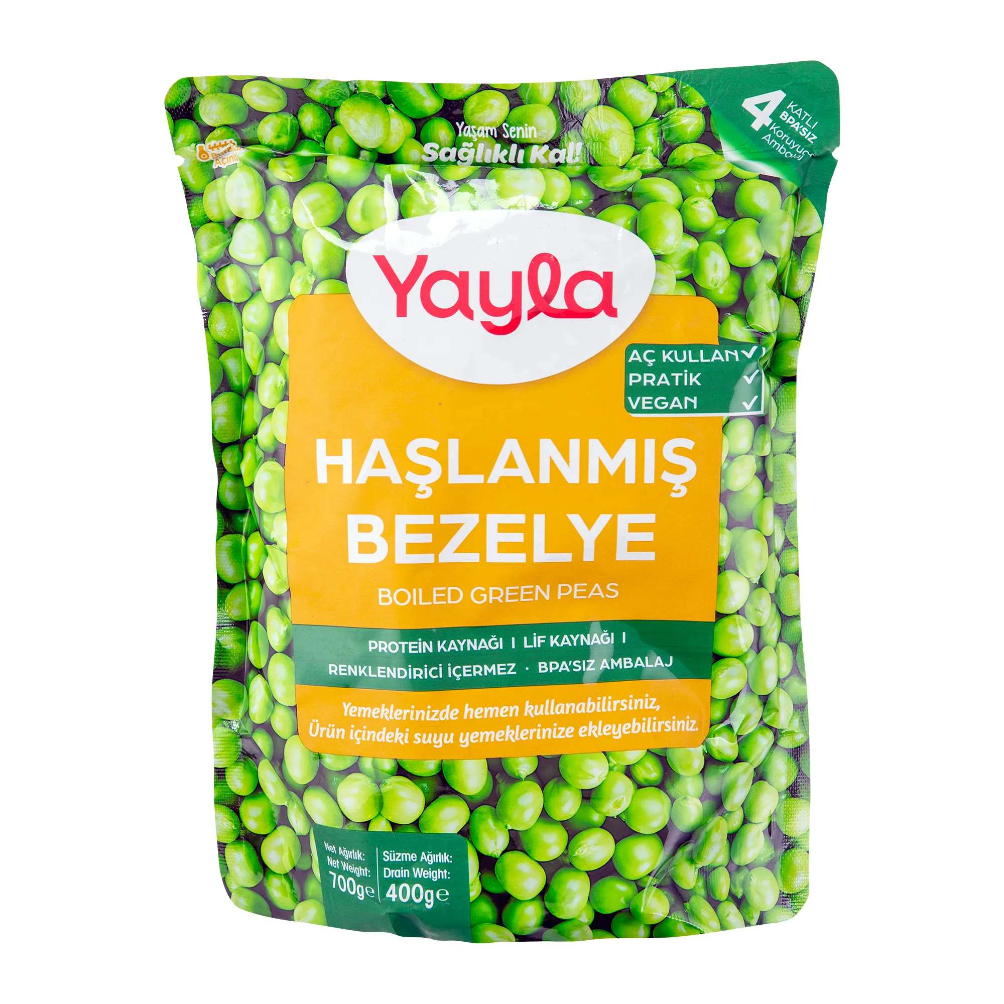 Yayla Haşlanmış Bezelye