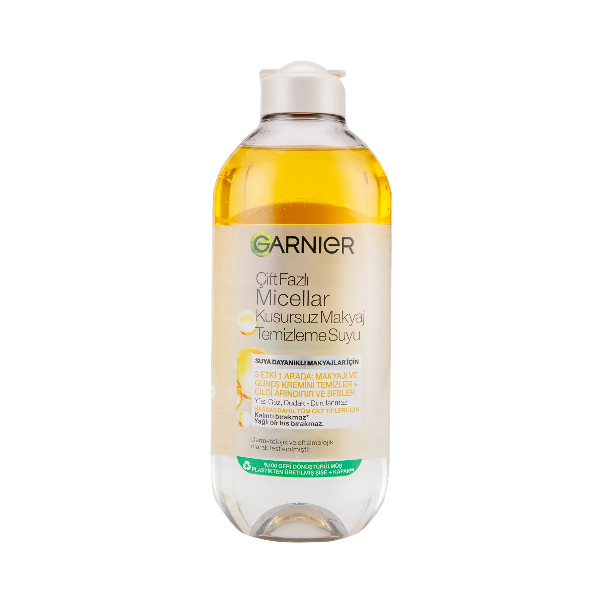 Garnier Çift Fazlı Micellar Kusursuz Makyaj Temizleme Suyu
