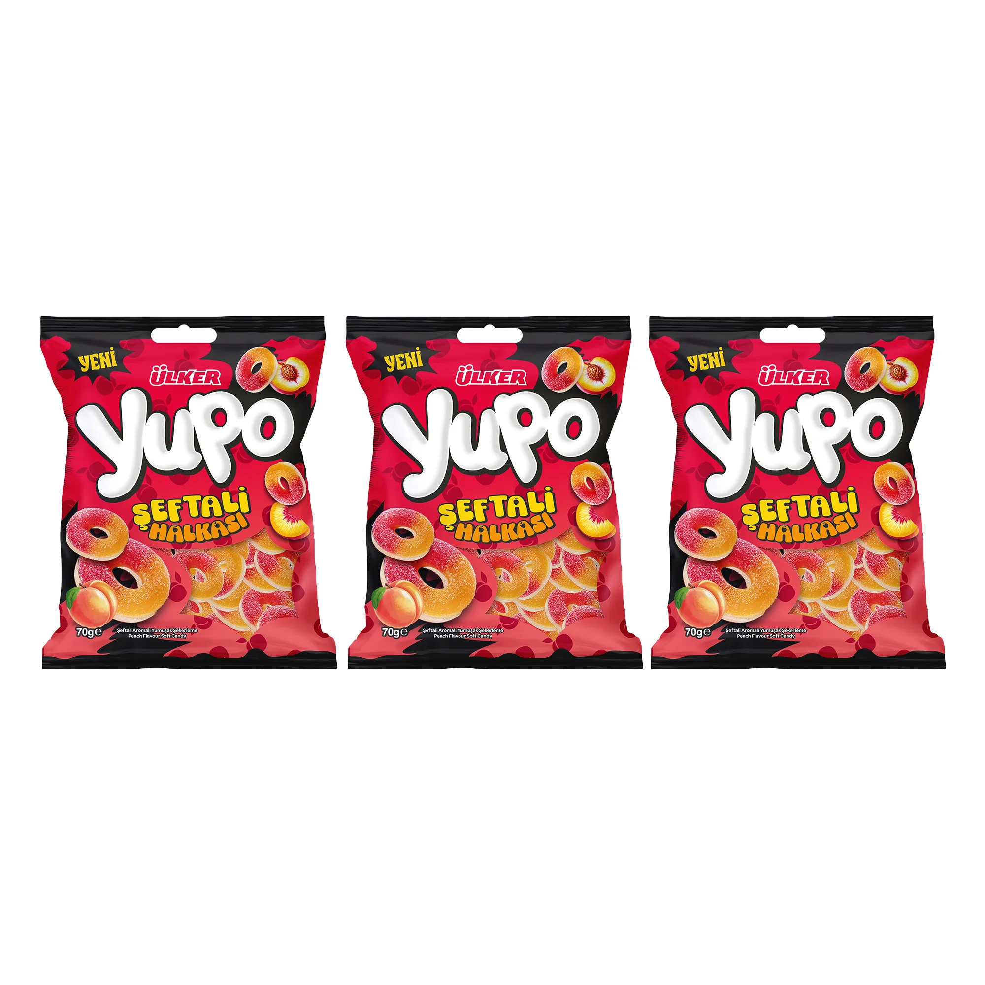 Yupo Jelly Şeftali Halkası