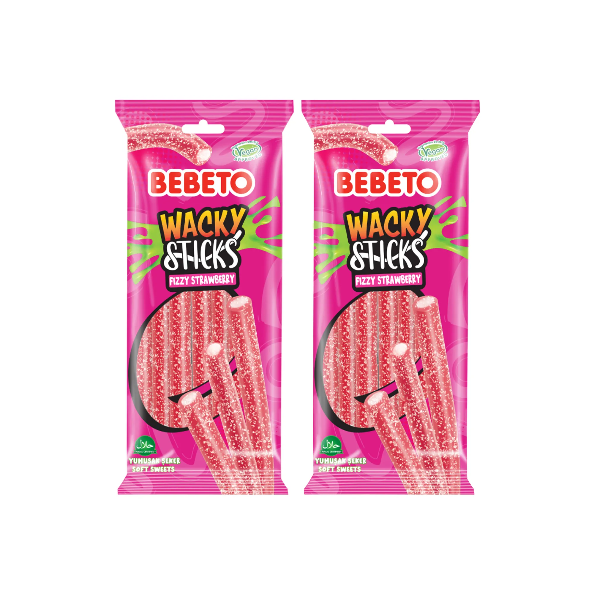 Bebeto Wacky Stick Çilek Vanilya