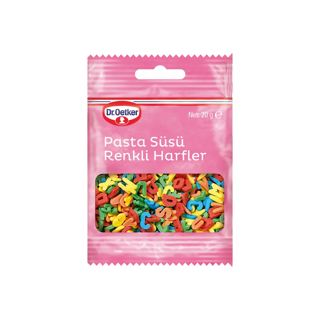 Dr. Oetker Pasta Süsü Renkli Harfler