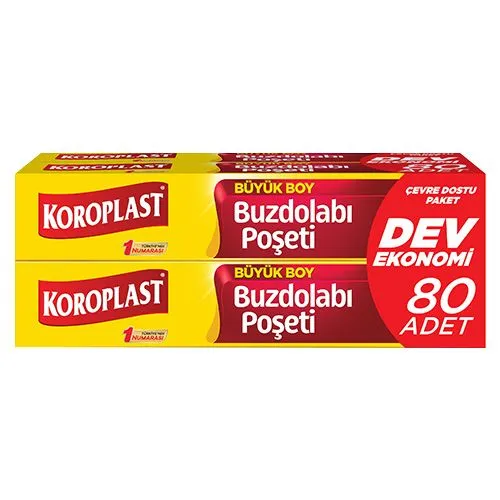 Koroplast Dev Ekonomi Buzdolabı Poşeti Büyük Boy
