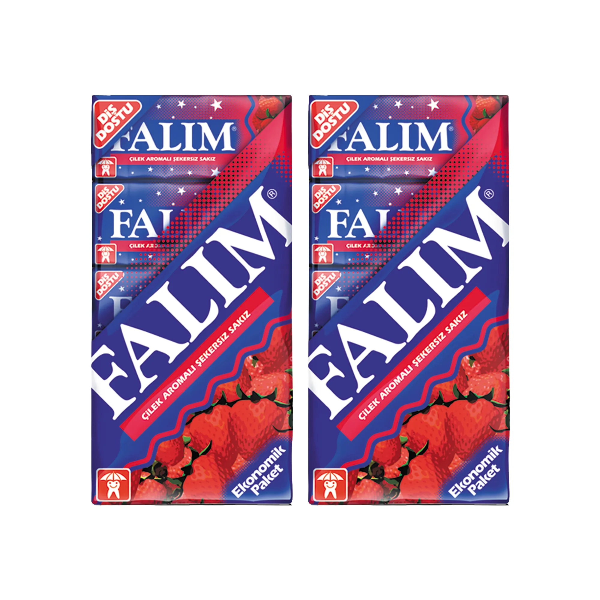 Falım Çilek Aromalı Şekersiz Sakız