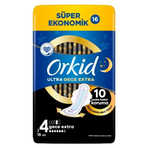Orkid Ultra Extra Hijyenik Ped Gece