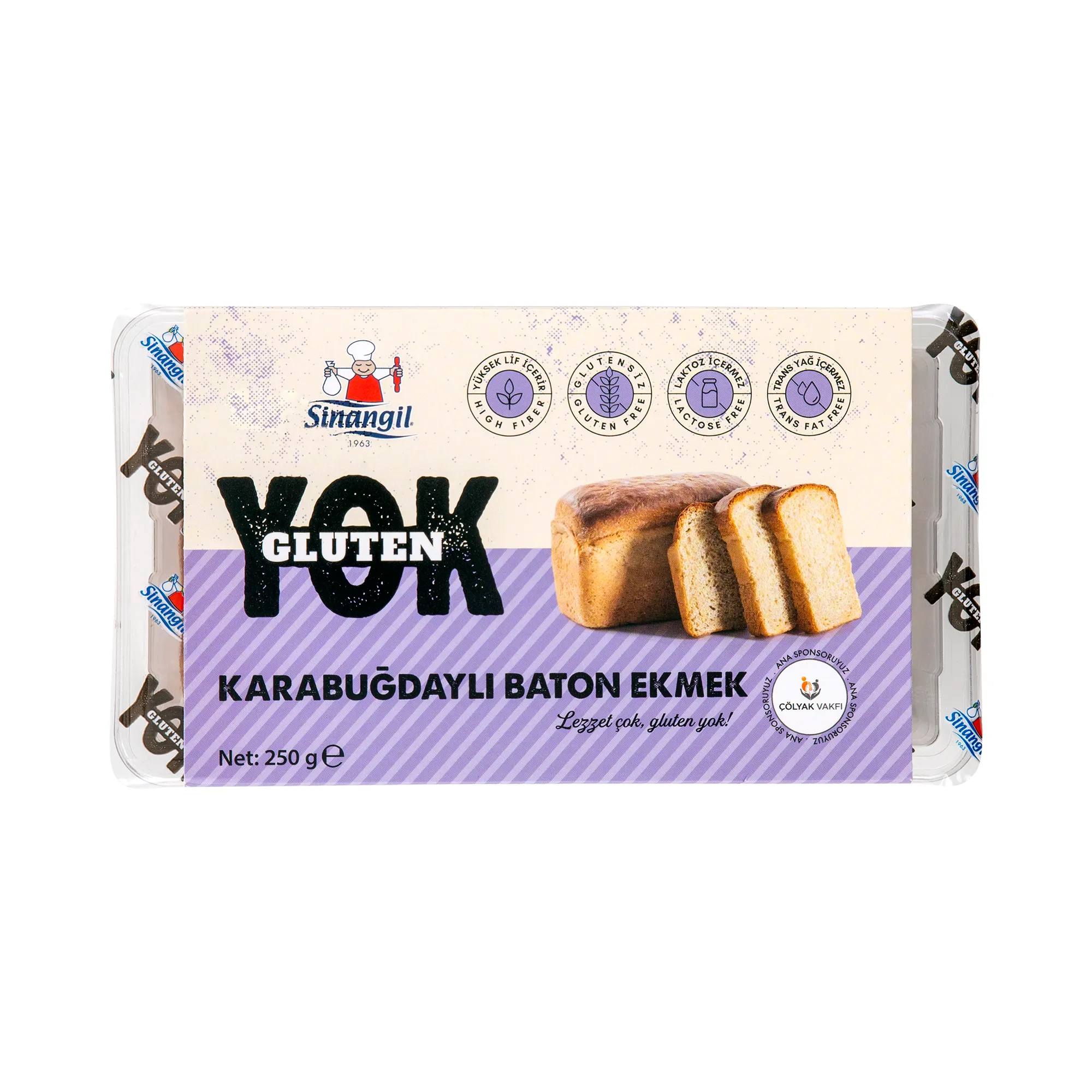 Sinangil Gluten Yok Karabuğdaylı Baton Ekmek