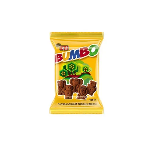 Eti Bumbo Portakal Aromalı Kakaolu Bisküvi