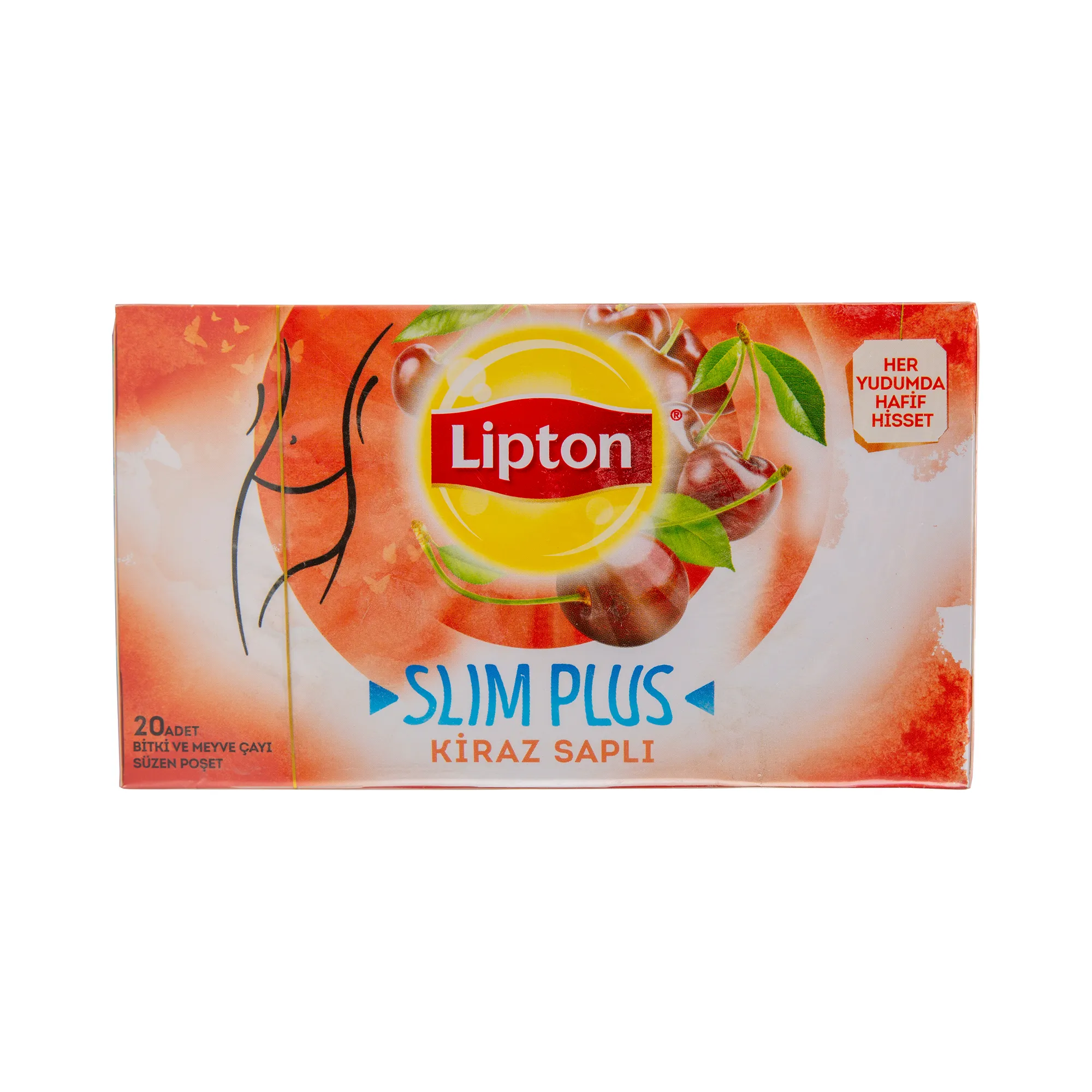 Lipton Slim Plus Kiraz Saplı Bitki Meyve Çayı