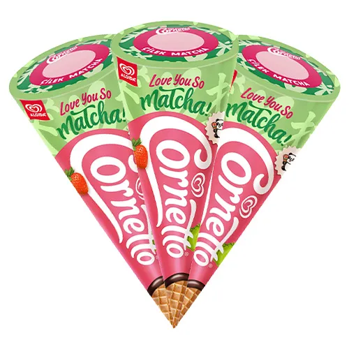Cornetto Çilek Matcha