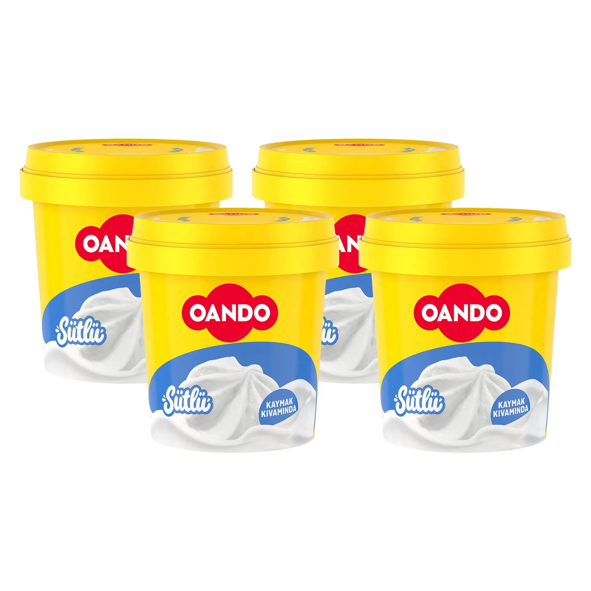 Oando Vanilyalı Kap Dondurma Paketi