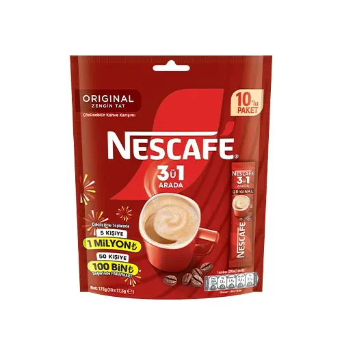 Nescafé 3ü1 Arada Original Çözünebilir Kahve