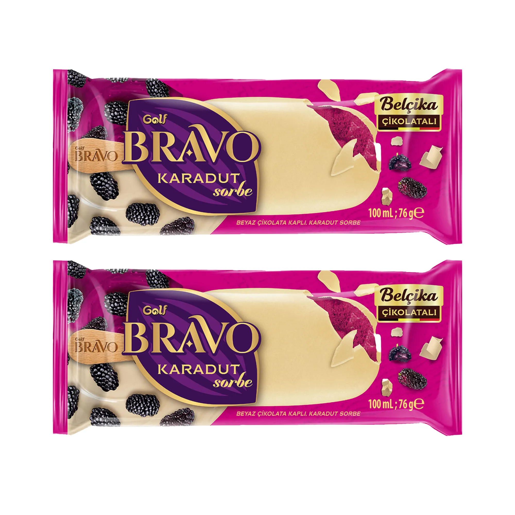 Golf Bravo Belçika Çikolatalı Karadut Sorbe