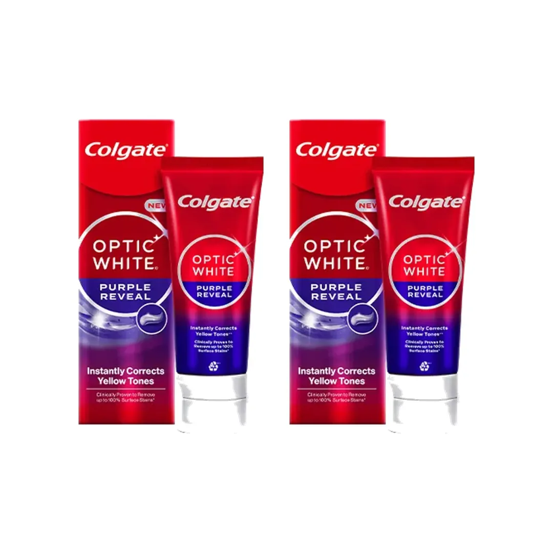 Colgate Optic White Purple Beyazlatıcı Diş Macunu